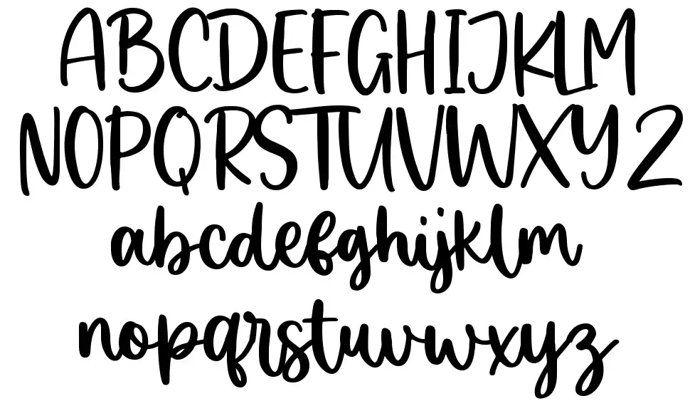 Wintersingfont specimens