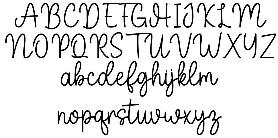 Woman Timefont specimens