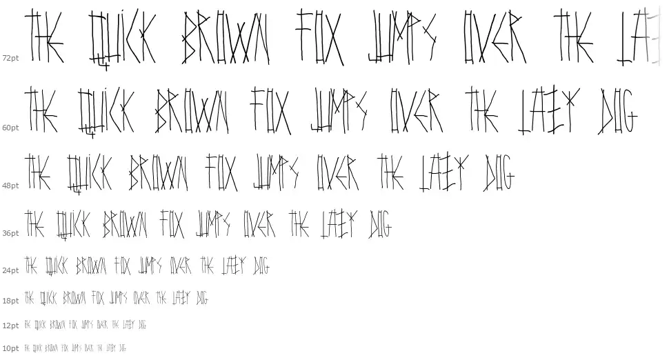 Woodcutter Basic Vikingfont waterfall