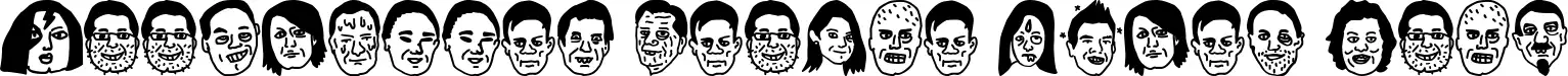 Woodcutter People Faces Vol3