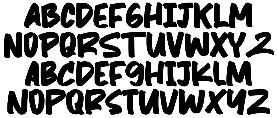 Worknowfont specimens