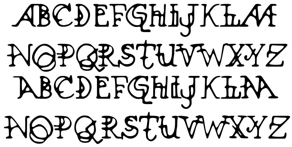 Xenowortfont specimens