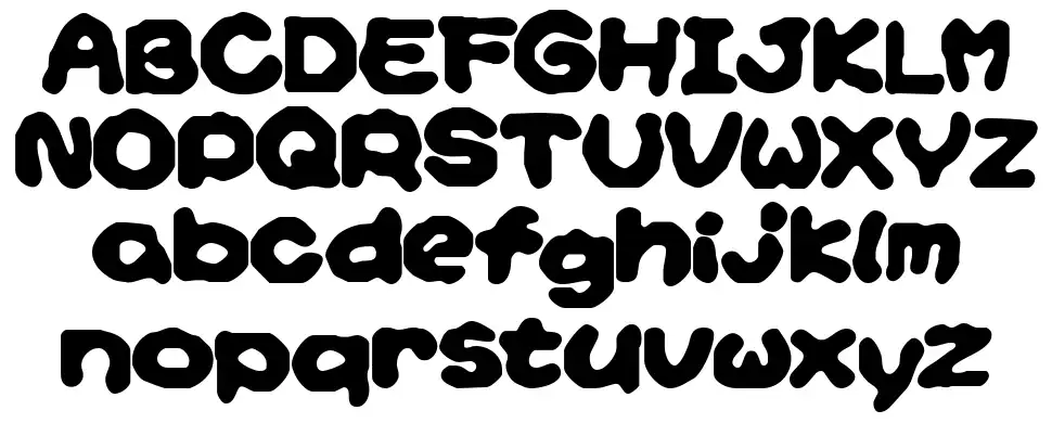 Yoshi's Storyfont specimens