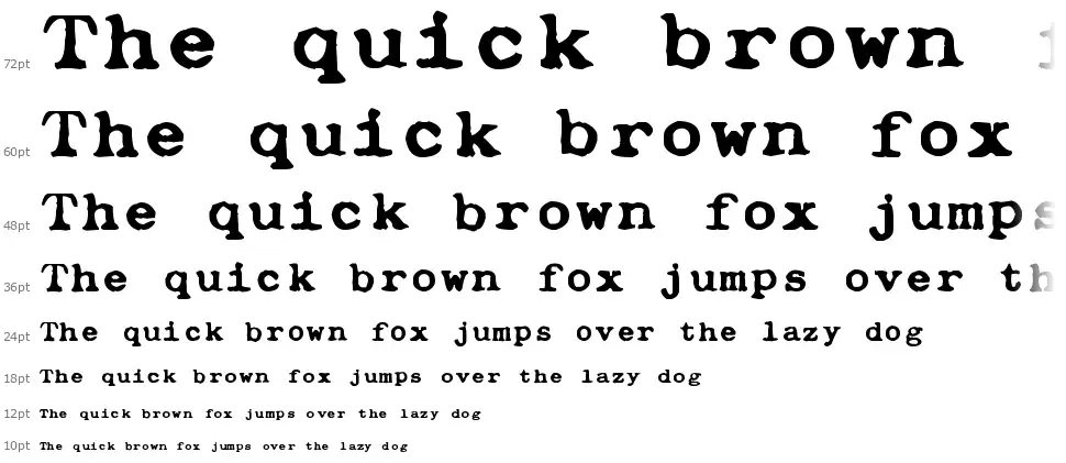 zai Adler 7 Typewriter 1925font waterfall