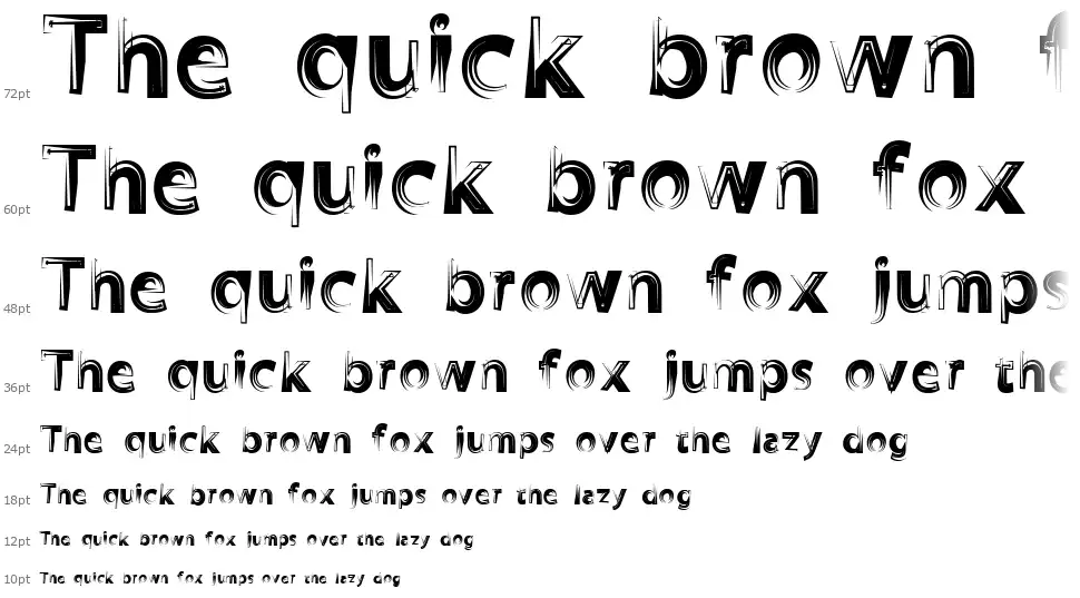 Zooky Zookyfont waterfall