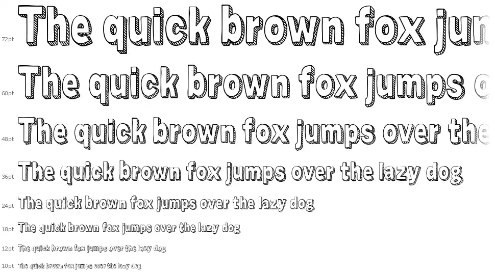 Zuka Doodlefont waterfall